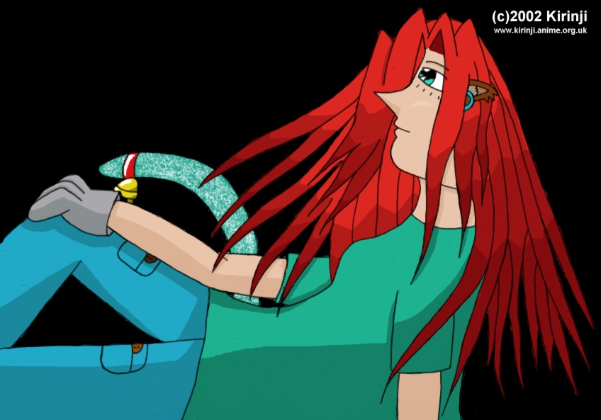 Catgirl Heroine at an Angle