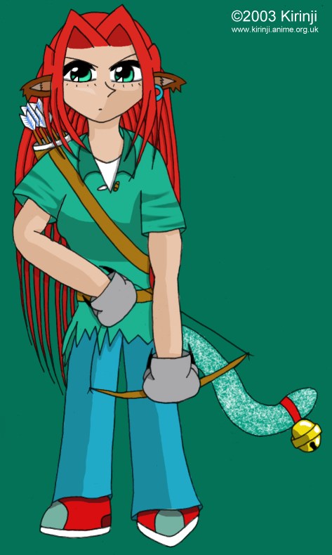 Catgirl Archery (colour)