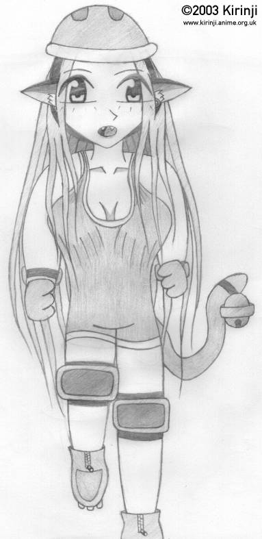 Catgirl Rollerskating