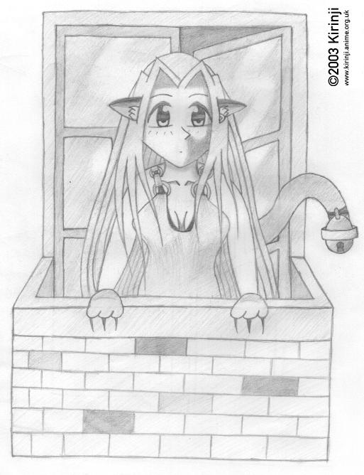 Catgirl Balcony