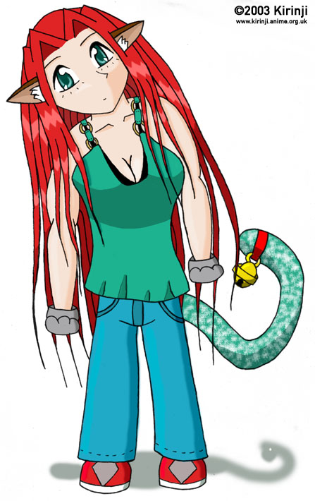 Even More Catgirl Posing (Colour)