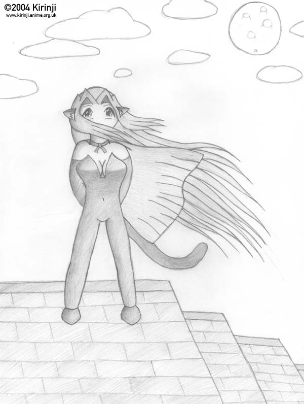 Catgirl Rooftop