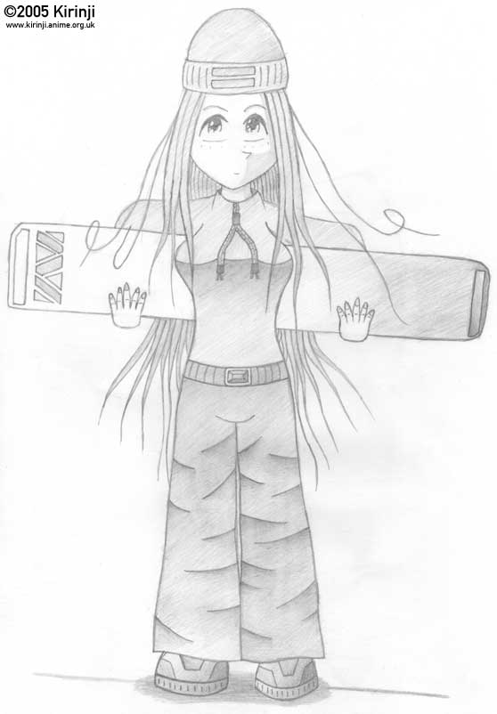 Catgirl Snowboard
