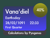 Vana'diel Clock Screenshot